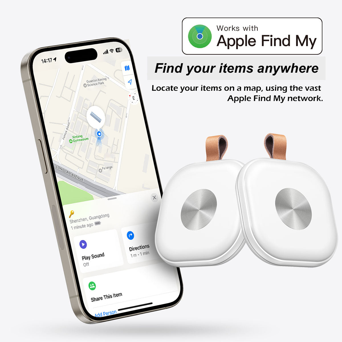 Tag Tracker (2 Pack) - with Apple Find My