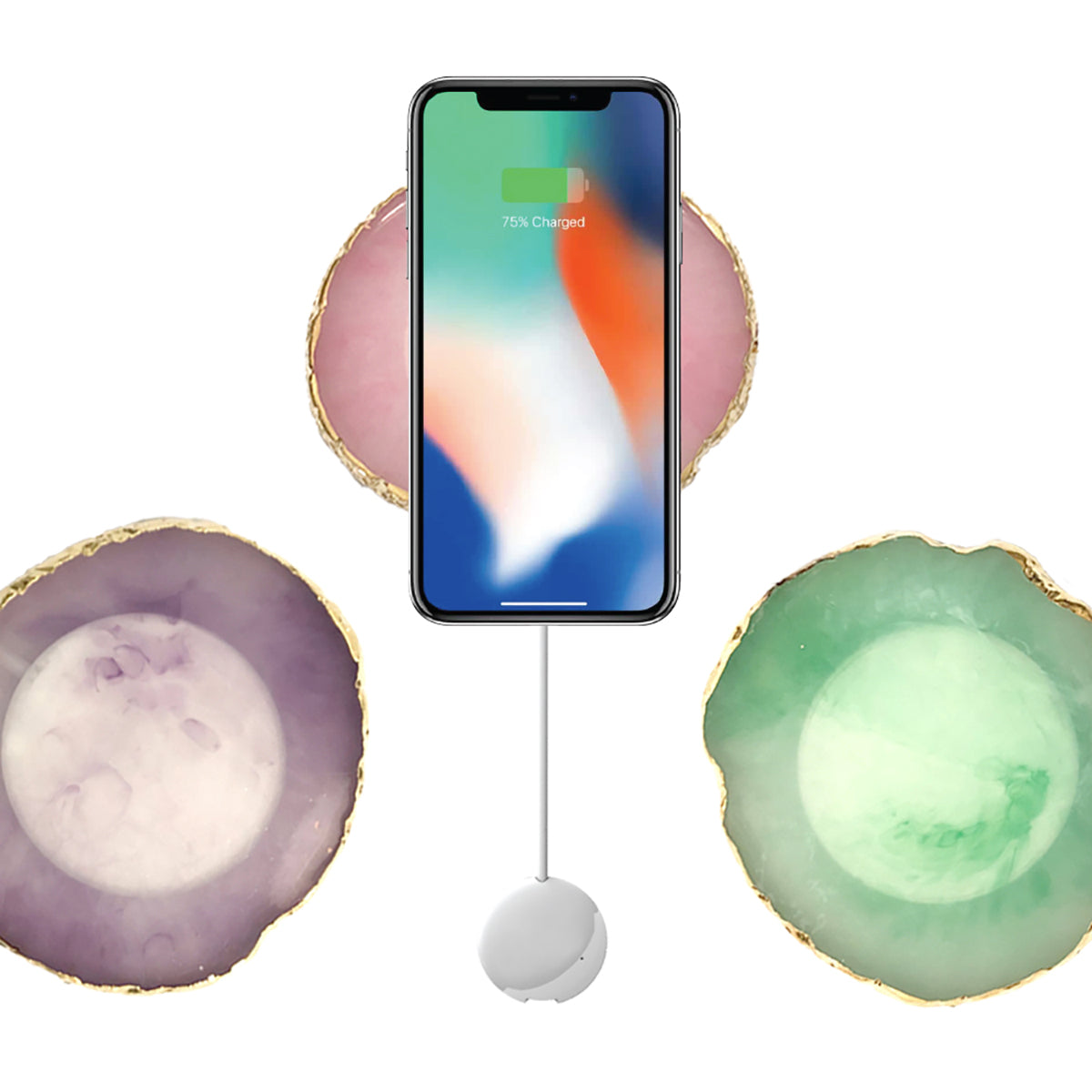 Wireless Charging Crystal Pads
