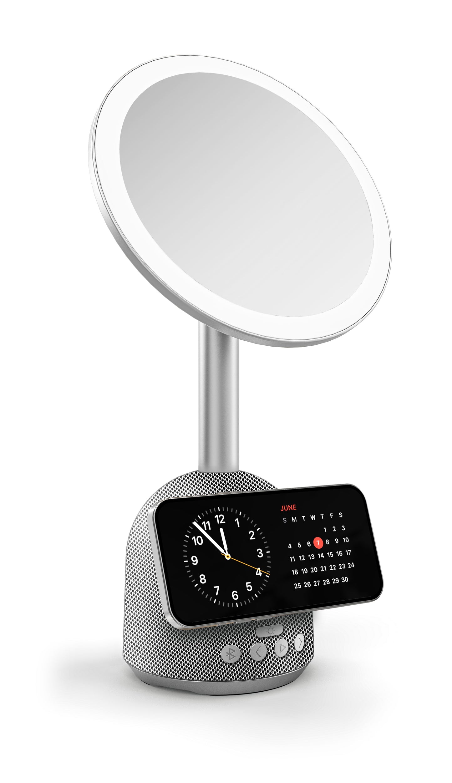 GlowTune Mirror - 3in1 Mirror, Speaker & Wireless Charger