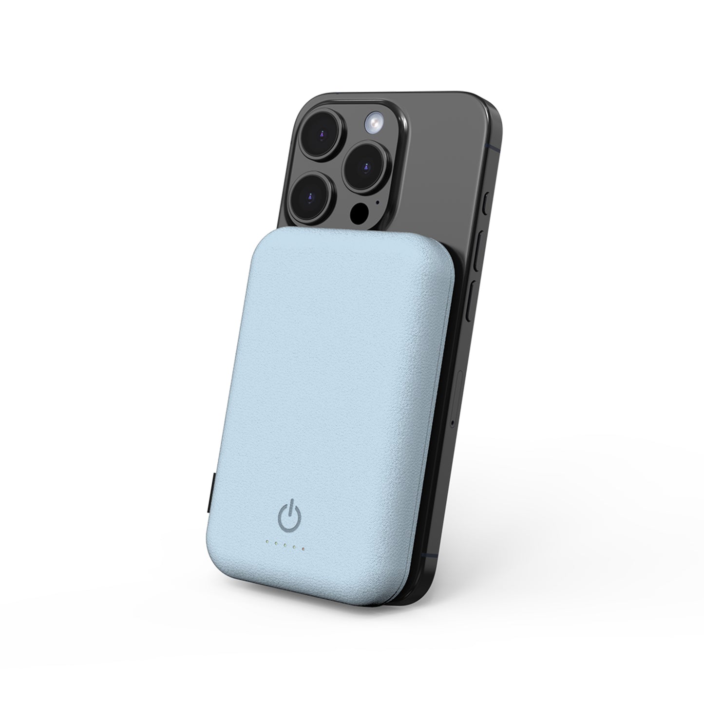 Magnetic Leather Wireless Power Bank