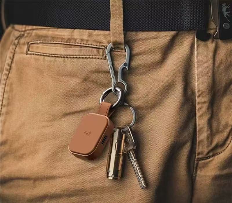 Dual Leather Tag Finder