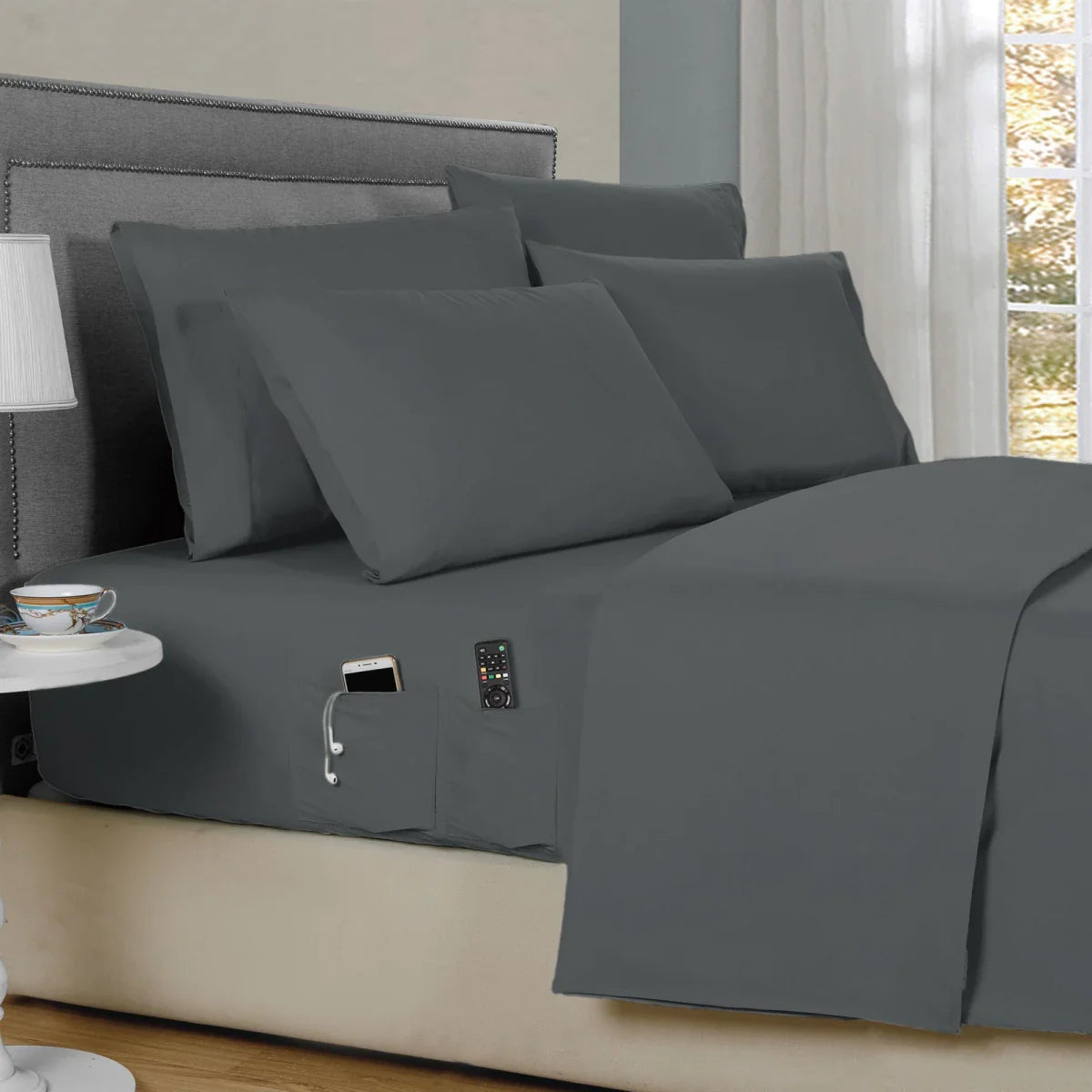 Smart Pocket 4 Piece Sheet Set