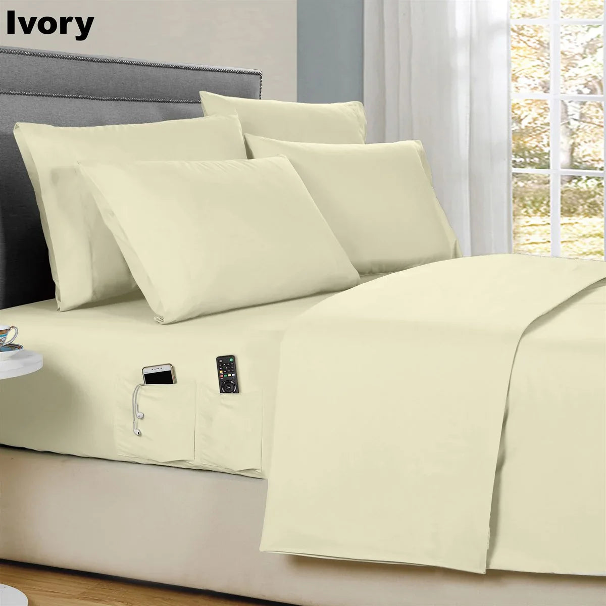 Smart Pocket 4 Piece Sheet Set