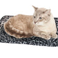 Thermal Quilted Faux Fur Self-Warming Pet Bed