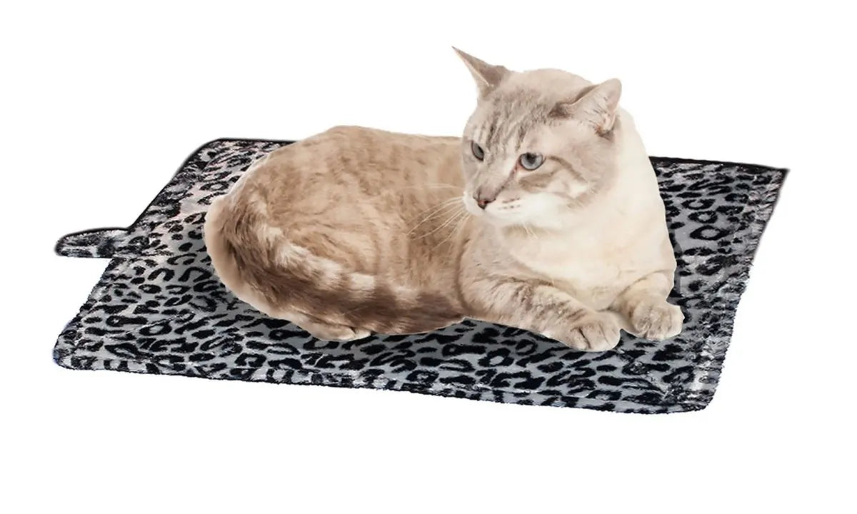 Thermal Quilted Faux Fur Self-Warming Pet Bed