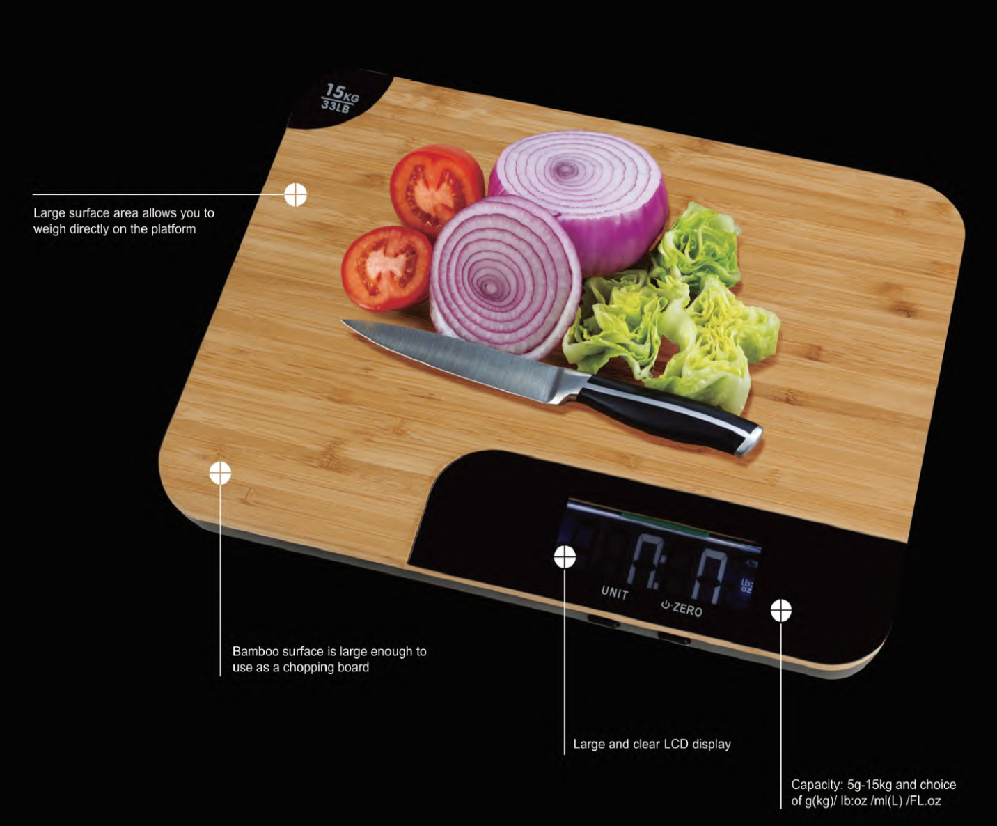 Cutting Board Kitchen Scale