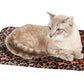 Thermal Quilted Faux Fur Self-Warming Pet Bed