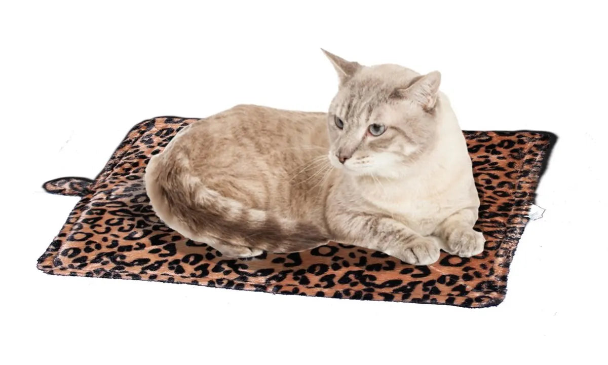 Thermal Quilted Faux Fur Self-Warming Pet Bed