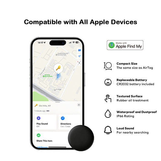 Apple Tag Trackers (2 Pack) - Apple Find My Network