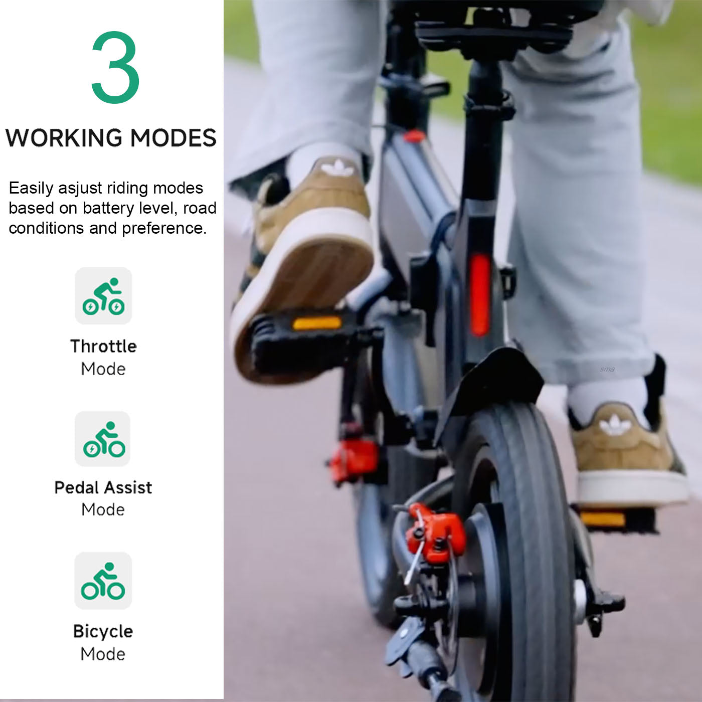 Foldable Electric Bike with App