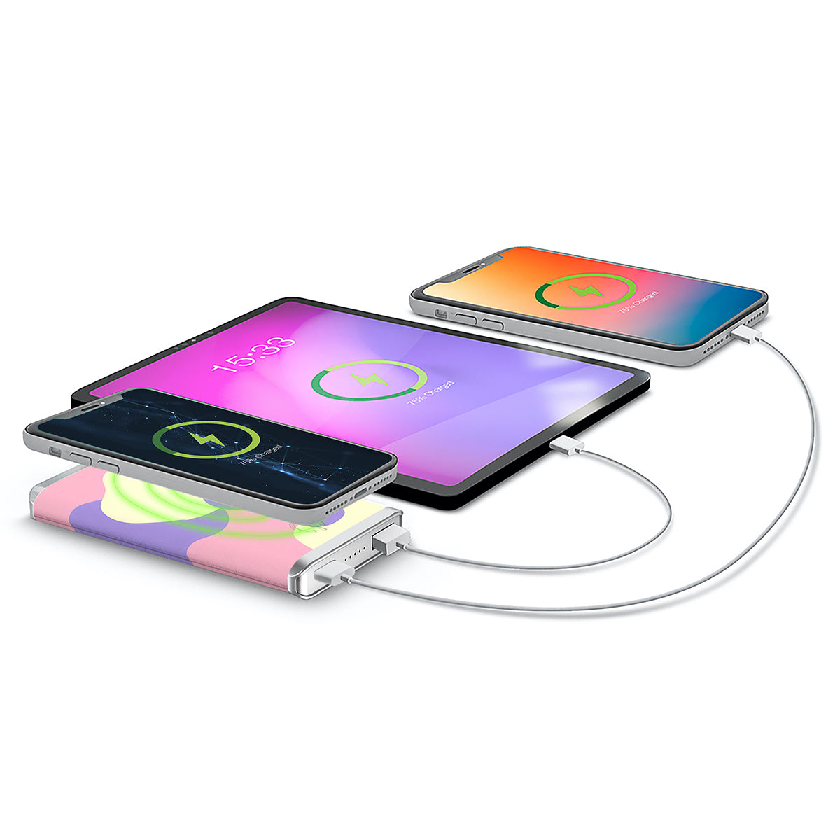 Leather Wireless Charging Power Bank