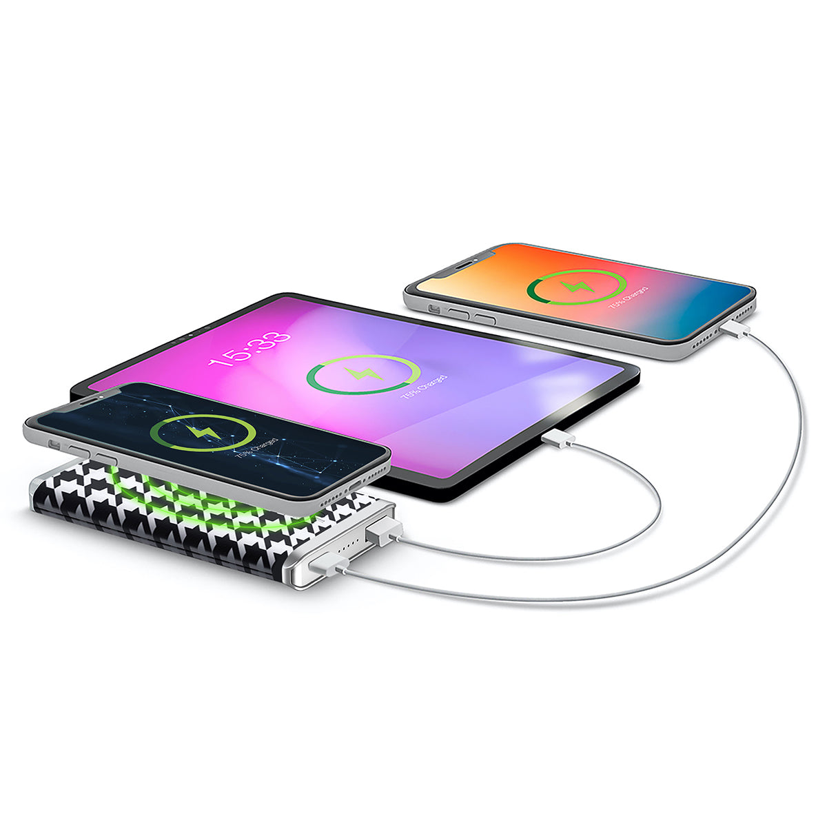 Leather Wireless Charging Power Bank