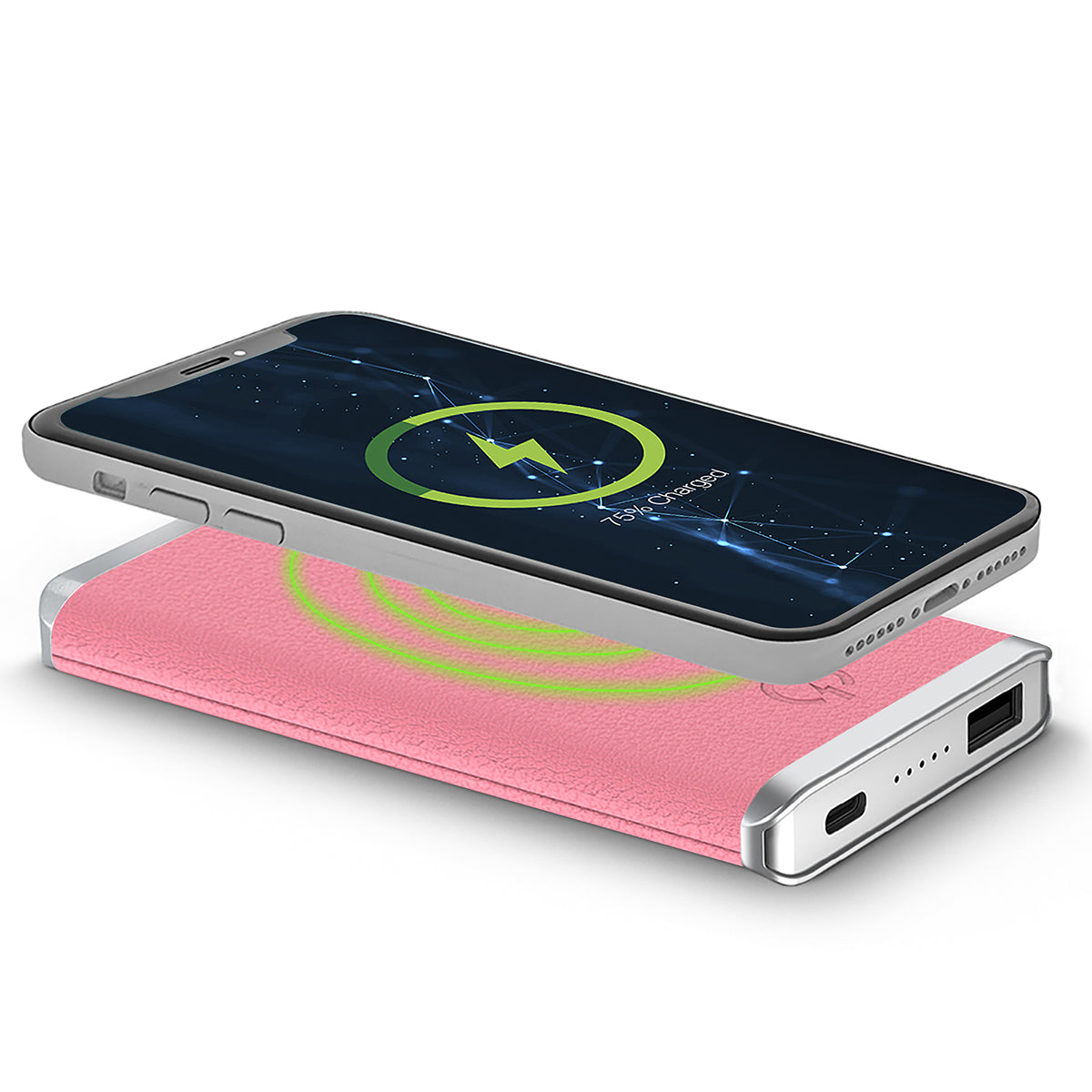 Leather Wireless Charging Power Bank