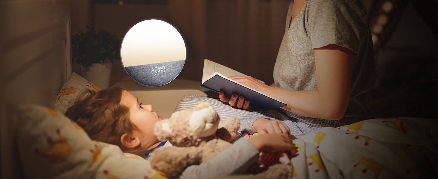 Sun Simulator Alarm Clock and Speaker