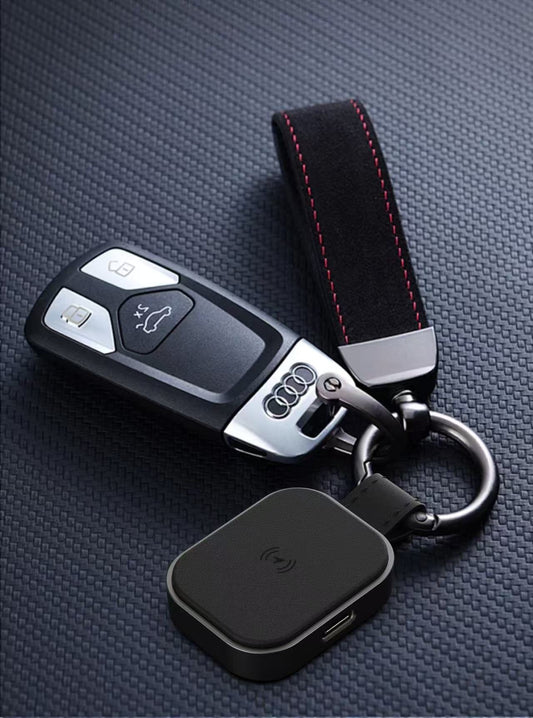 Dual Leather Tag Finder