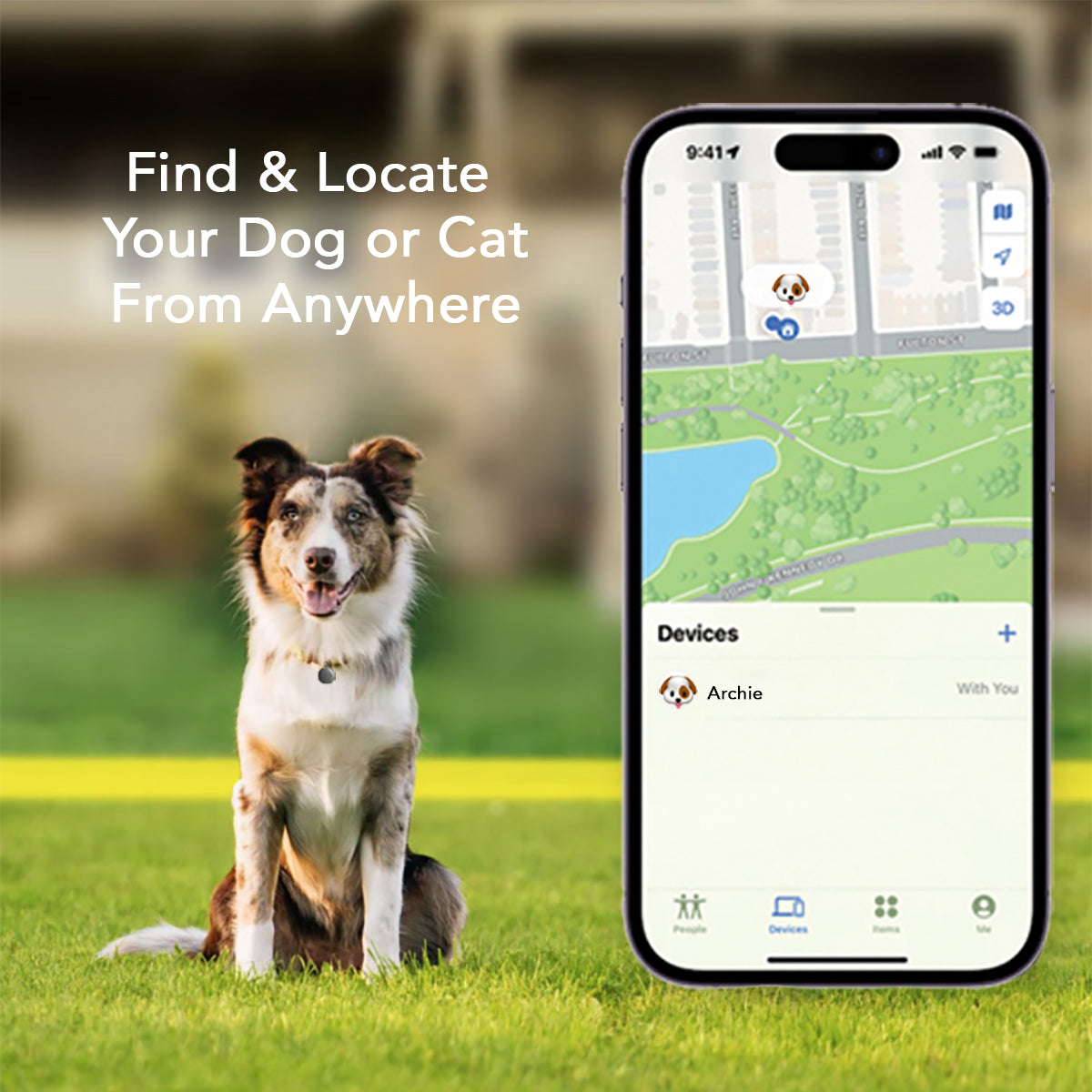 Universal Tag Trackers (2 Pack) - Apple Find My Network and Android/Google Find Hub Network